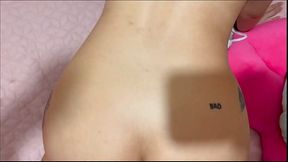 Amateur busty Latina babe gets fucked POV with cum on her belly