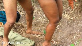 SEX ADDICT GIRL CAUGHT IN THE BUSH BY A FARMER