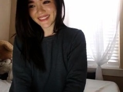 Webcam Asian chick anal masturbation tease