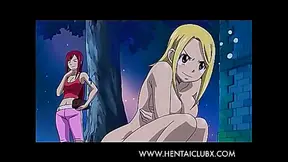 Funny Moments & Fan Service from Fairy Tail OVA 1 - Hot Anime Girls Tease!