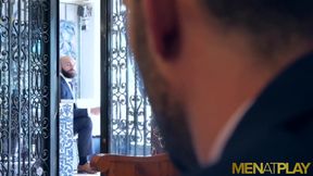 MENATPLAY Suited Andy Star anal fucked by bearded Max Duro