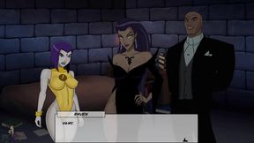 Blonde RavenCosplays Teen Titans Heroes For Steamy Anime Action