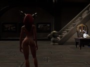 Sex with a horned monster! Orc fucked in all holes | warcraft, 3D