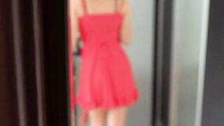 Hot Babe MIRA SQUIRTS on Roomie's Face After Spanking Him For Peeking