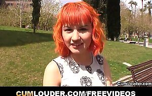 Redhead eris maximo getting hard dick in her sweet pussy