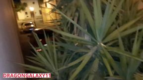 (Risky Public) Pov anal sex and creampie in the street with sexy latina college