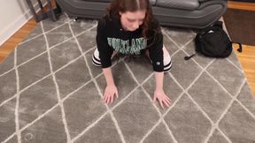 Naughty College Girl Jill Pill Makes You Rub Her Feet