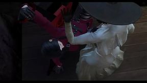 Jill, Claire & Ada’s Steamy Resident Evil Encounter Unfolds