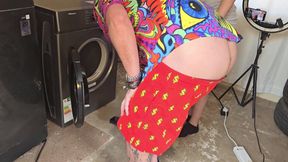 Stepsis Got Stuck in the Washing Machine and I Just Had to Fuck Her Flowering Pussy
