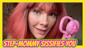 ASMR Step-Mommy Sissifies You: Chastity Cage & Cum Feeding