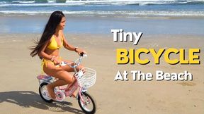 Tiny Bicycle At The Beach (SD WMV)