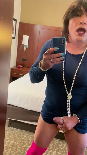 Daddy's girl in blue and pink