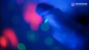 Hot jocks have sex with fluorescent paint and lights - Gaycock4u.com