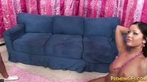 Angelika Heart is cum covered