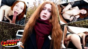 GERMAN SCOUT - Redhead Alice Seduce Lovemaking