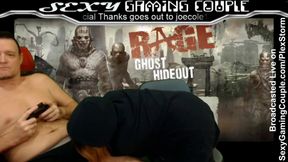 Fucking 4'8'' petite 6 month pregnant asian while gaming blowjob creampie end