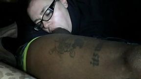 would u eat the cum out my mouth or na ?