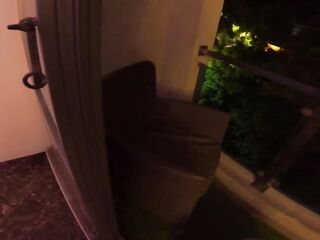 I Kept Hearing Someone On The Balcony Surprisely It Is a Sexy Black Wonder Woman Gave Her Cute Big Ass a Trip of My Condo Apartment - Jhodez1