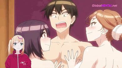 Big Dick Gets Ganged Up by Horny College Girls in Uncensored Hentai