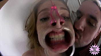 Stunning Faye Reagan In Open Mouth Gag