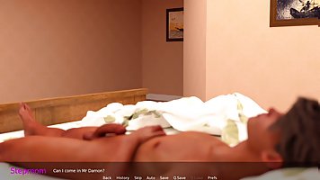 Hot atepmom helped me to cum hard (3D Hentai)