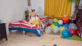 Galas Balloons Foot Popping Custom - mp4