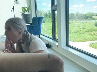 Making My Boyfriend Cum In My Throat PUBLIC VIEW