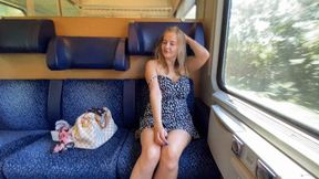 Public flashing in the train