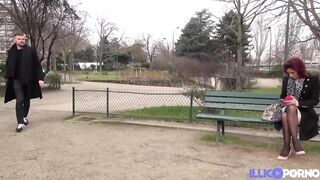 Morgane banged! by a young stranger seen at the park