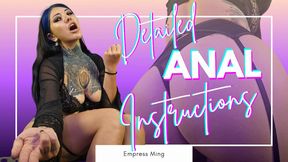 Detailed Anal Instructions
