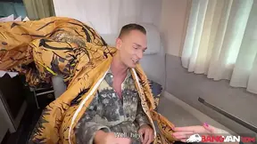 Hilarious dinosaur costume guy turns into a hot stud and screws Jennifer