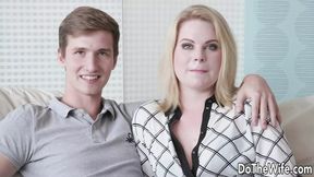 Adry Berty's pretty wife lets cuckold watch her get fucked