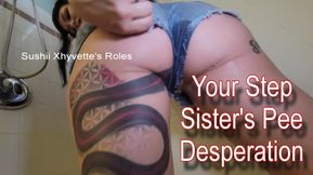 POV Your Step Sister's **** Desperation Till She Wets Herself