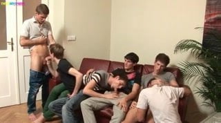 Horny Latin Twinks On Gangbang