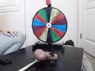 This babe Inserts a 30cm Probe All the Way Into His Strong Knob - Playing SADOMASOCHISM Roulette