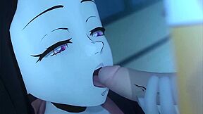 Car Toon In Demon Slayer 3d Animation Nezuko And Zenitsu