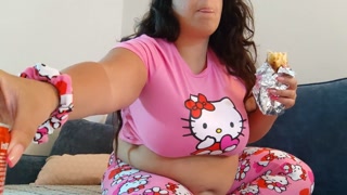 Having A Little Snack Before Bed