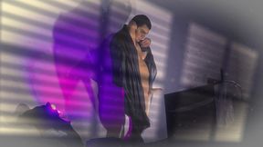 The Sensual Ectoplasm Of The Vigorous And Frightening Dark Ghost With Muscular Build Masturbating His Eighteen-Centimeter Penis