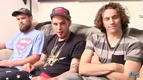 Devin Reynolds And Dean Inja In Four Straight Guys Stroke Cock Nolan & Drac