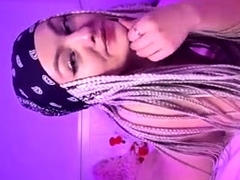 Cute teen anne solo anal masturbation