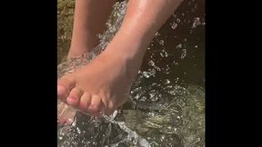 Ariel femdom at the river