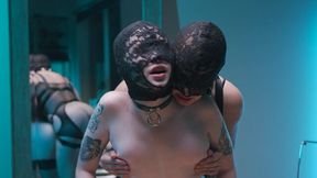 Masked Strap-On Domination