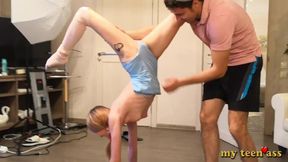 Teen gymnast takes ass&#x1F351;-fisted cock&#x1F346; ride in part two of her anal&#x1F44C; saga