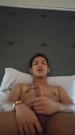 Sexy Asian Guy Hotel Wanking