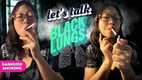 DARKSIDE SMOKING: Black Lungs Obsessed Chinese MILF Reveals Addiction