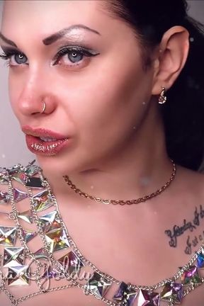 You can't say no to my shiny full lips and breast! JOI
