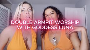 Double Armpit Worship With Goddess Luna