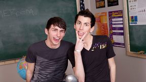 Teach Twinks - Alex Todd & Colby London's Classroom Fuck