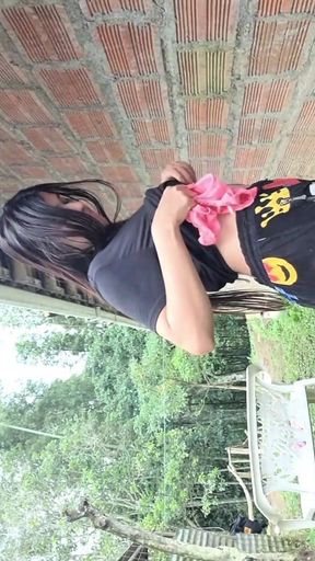 Unforgettable moment from &quot;Colombian porn actress masturbates in public&quot;