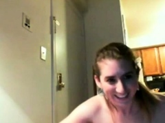 Pizza delivery on webcam